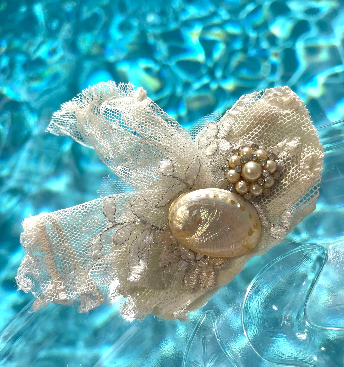 Elsie vintage bridal pin