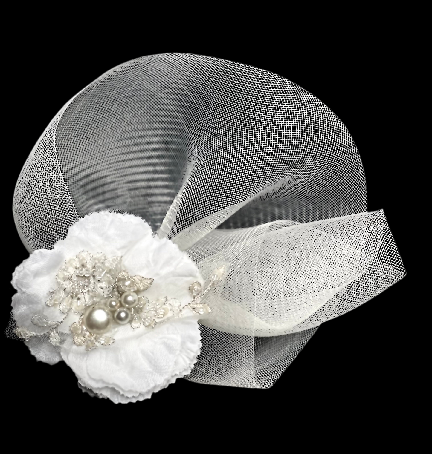 Bridal floral fanny